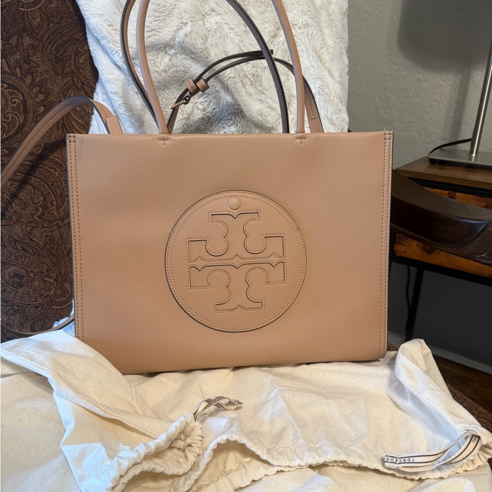 Tory Burch Beige Small Ella Bio Tote